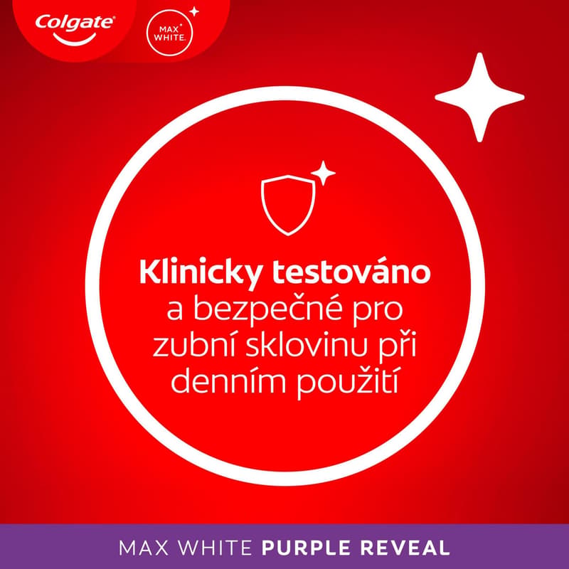 Colgate Max White Purple Reveal whitening toothpaste