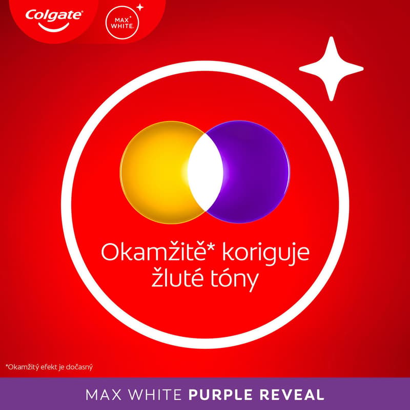 Colgate Max White Purple Reveal whitening toothpaste