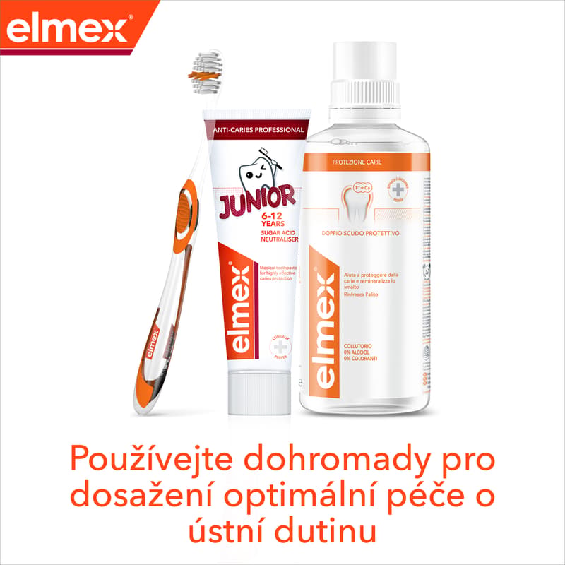 elmex Junior Anti-Caries Professional dětská zubní pasta pro děti ve věku 6–12 let