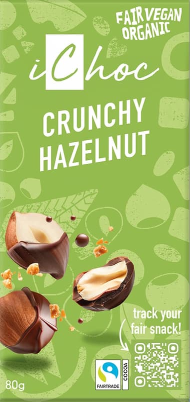 iChoc BIO Vegan čokoláda s oříšky