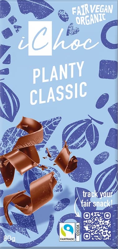 iChoc BIO Vegan čokoláda classic