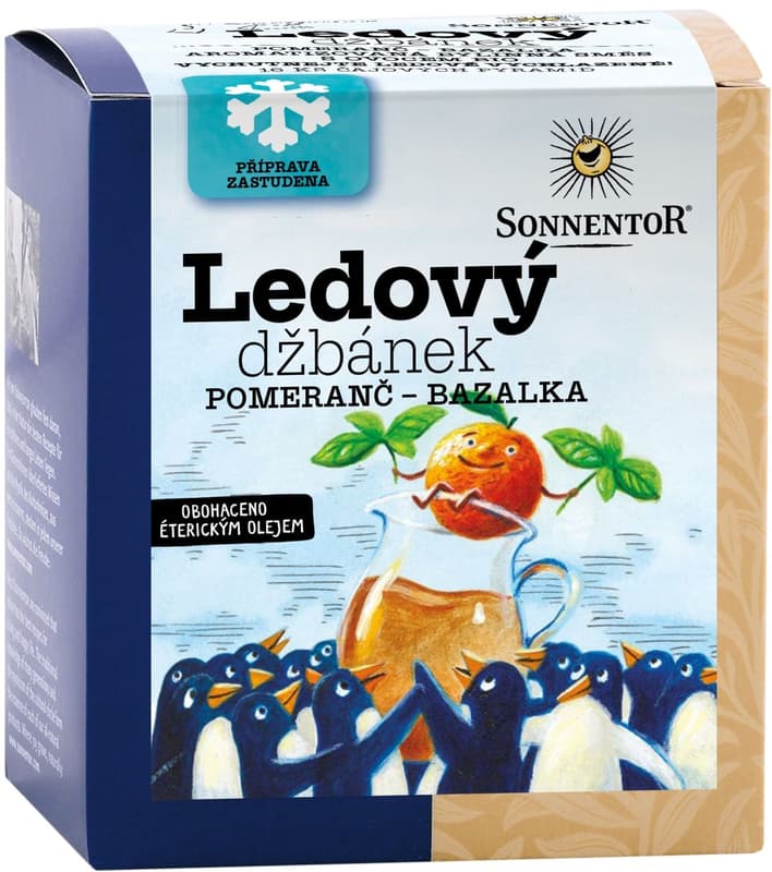 Sonnentor BIO Ledový džbánek pomeranč a bazalka
