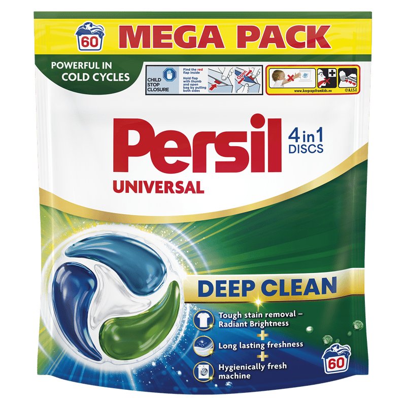Persil Deep Clean 4v1 Discs Universal washing capsules