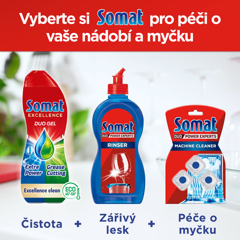 Somat Excellence Anti-Grease dishwasher gel (1,08 l)