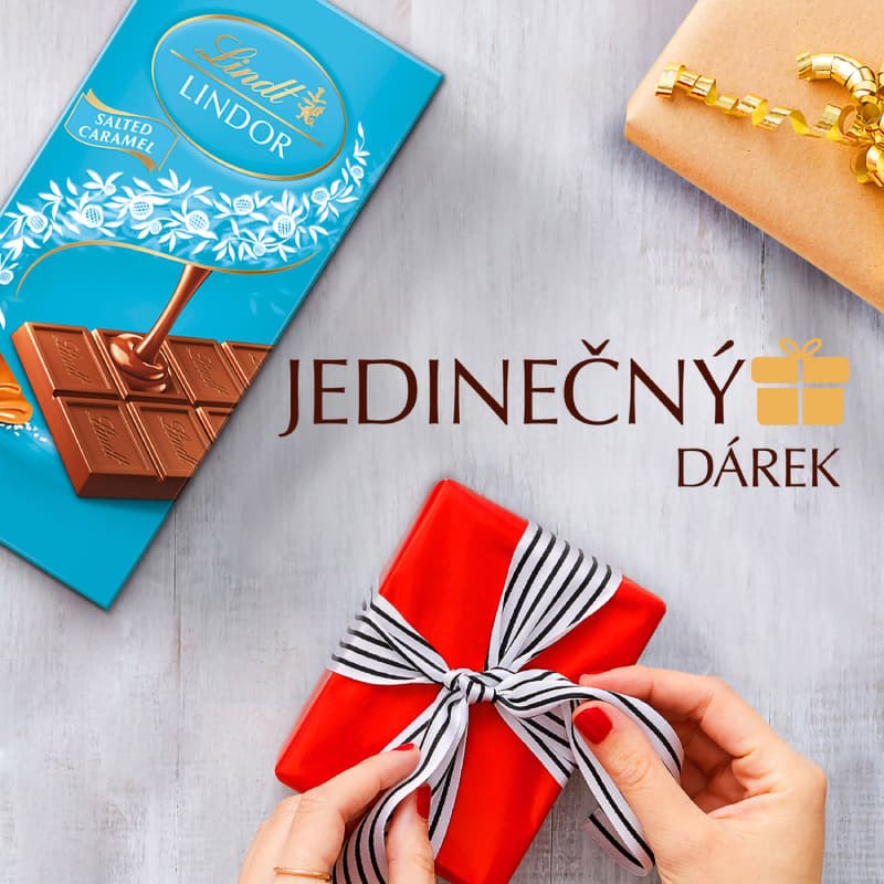 Lindt Čokoláda LINDOR Tabulková slaný karamel