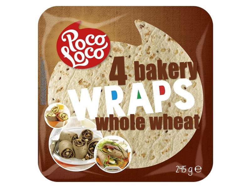 Poco Loco Tortilla placky pšeničné celozrnné