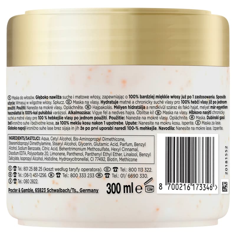 Pantene Hydra Glow intenzivní vlasová maska s biotinem