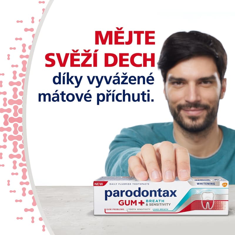 Parodontax Gum+Breath and Sensitivity Whitening tooth paste