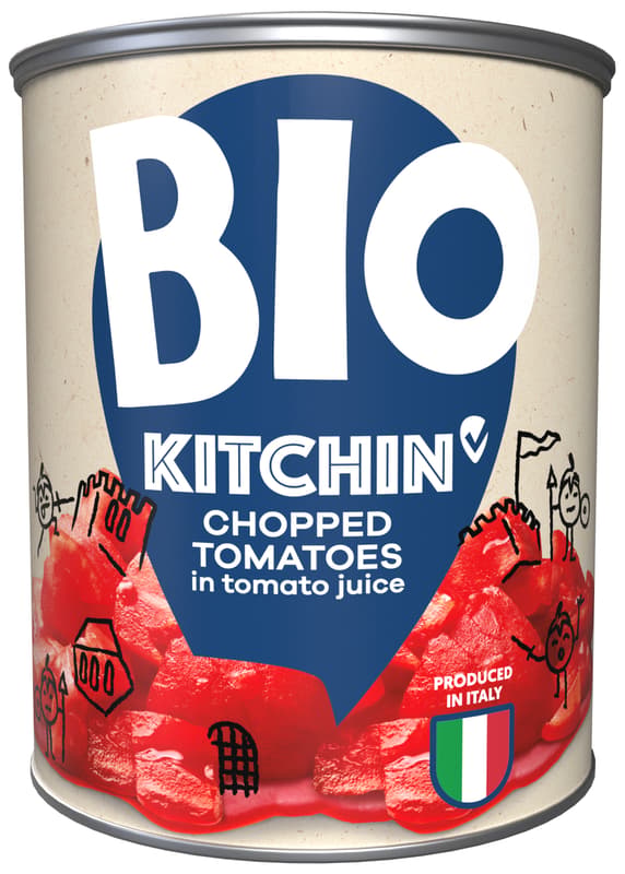 Kitchin BIO Sliced peeled tomatoes in tomato juice