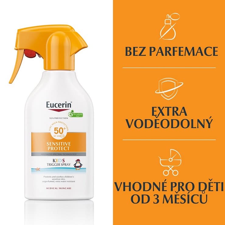 EUCERIN SUN dětský sprej na opalování SPF50+ 250ml
