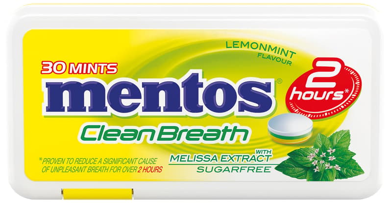 Mentos CleanBreath Lemon Melissa bonbóny