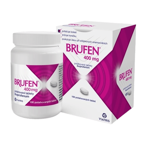BRUFEN 400MG Potahovaná tableta 100