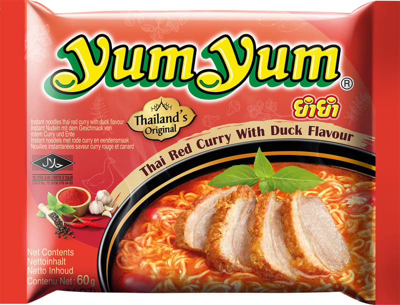 YumYum thajské červené kari s kachní příchutí