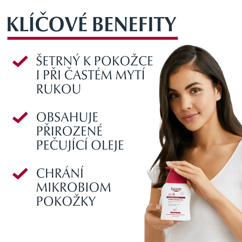 EUCERIN pH5 mycí olej na ruce 250ml