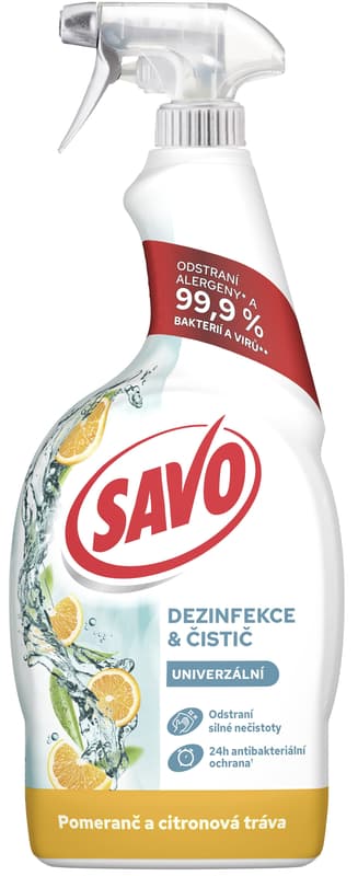 Savo Dezinfekční univerzální čisticí sprej pomeranč