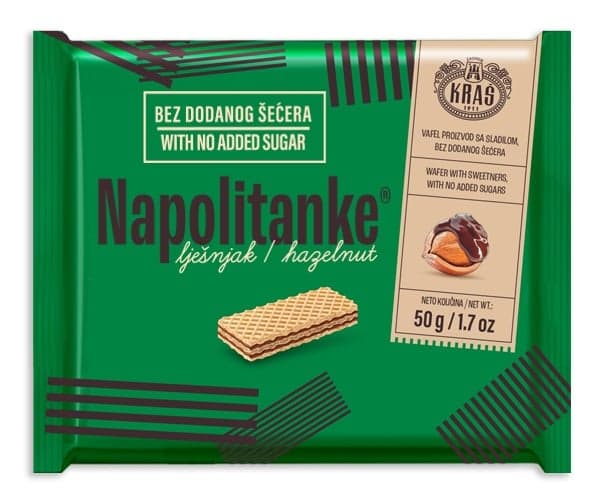 Kraš Napolitankie Dia walnut wafer