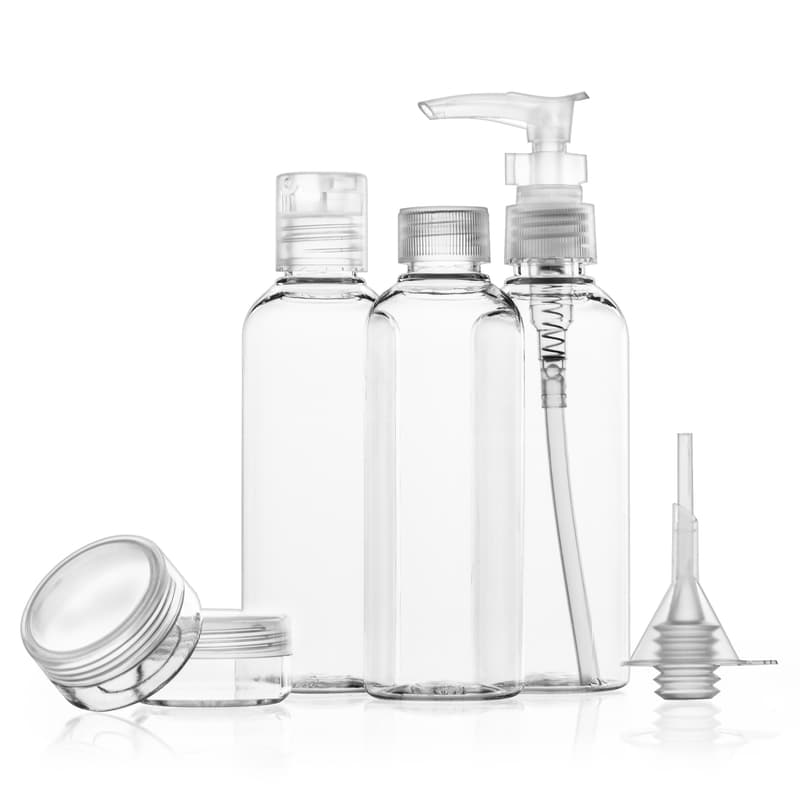 Palsar7 Travel cosmetics set with dispensers