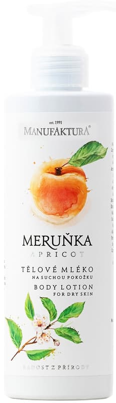 Manufaktura Moisturizing body lotion for dry skin Apricot