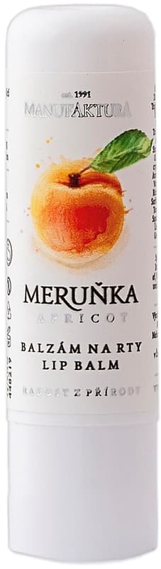 Manufaktura Hydratační & zvětšující balzám na rty Meruňka