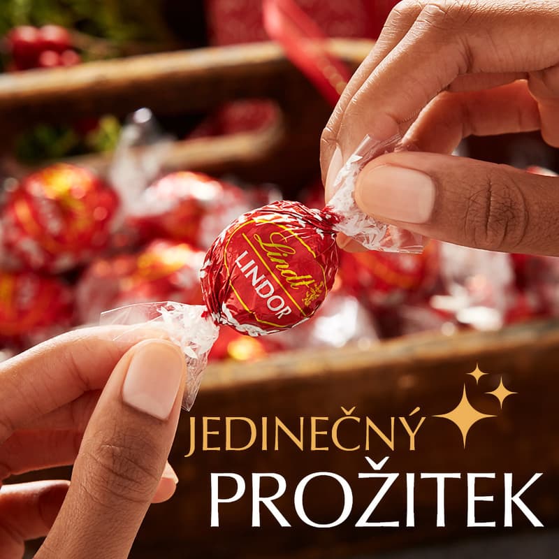Lindt Chocolate Box LINDOR pralines Milk chocolate mini pack