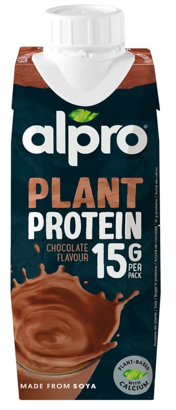 Alpro High protein soy drink with chocolate flavor