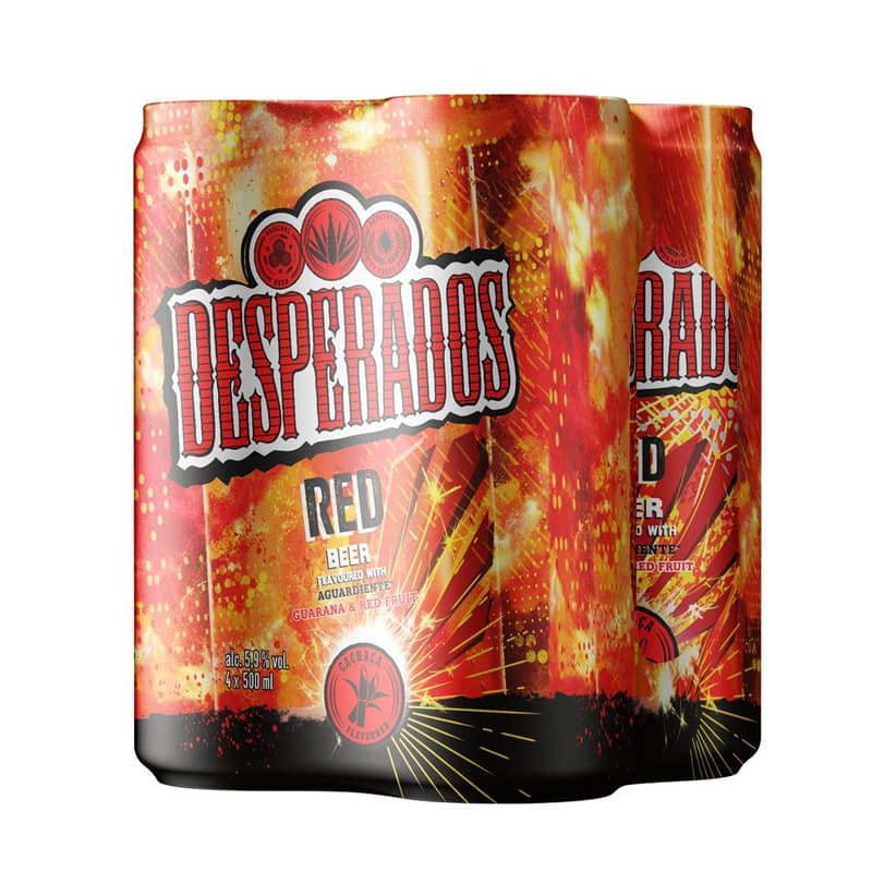 Desperados RED 4×0,5 l can