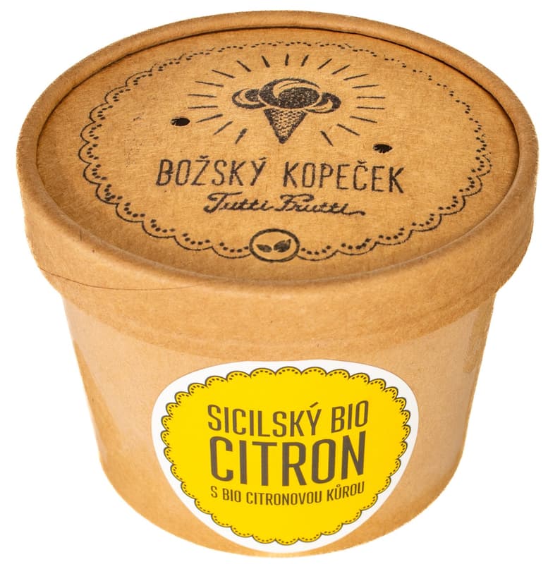 Božský kopeček Organic Sicilian lemon with lemon peel

