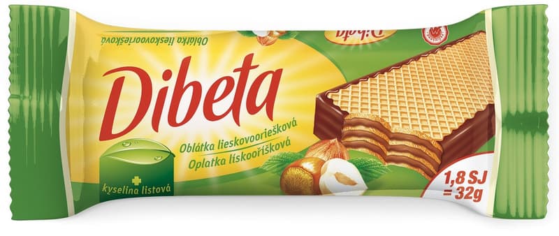Dibeta Oplatka lískovooříšková