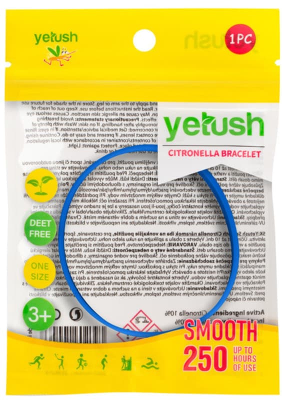 Yetush Náramek s citronelou modrý