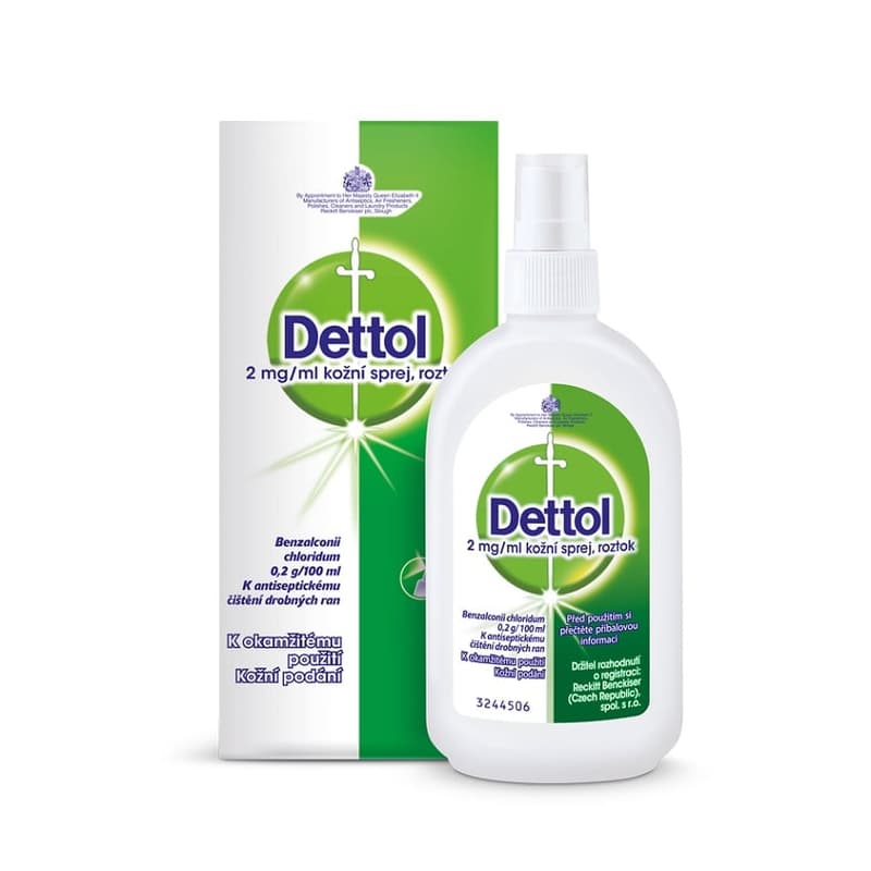 DETTOL 2MG/ML Skin spray, solution 1X100ML