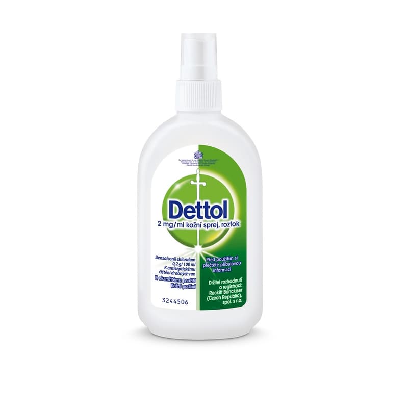 DETTOL 2MG/ML Kožní sprej, roztok 1X100ML