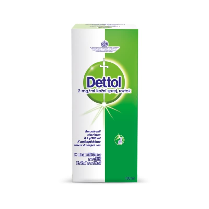 DETTOL 2MG/ML Kožní sprej, roztok 1X100ML