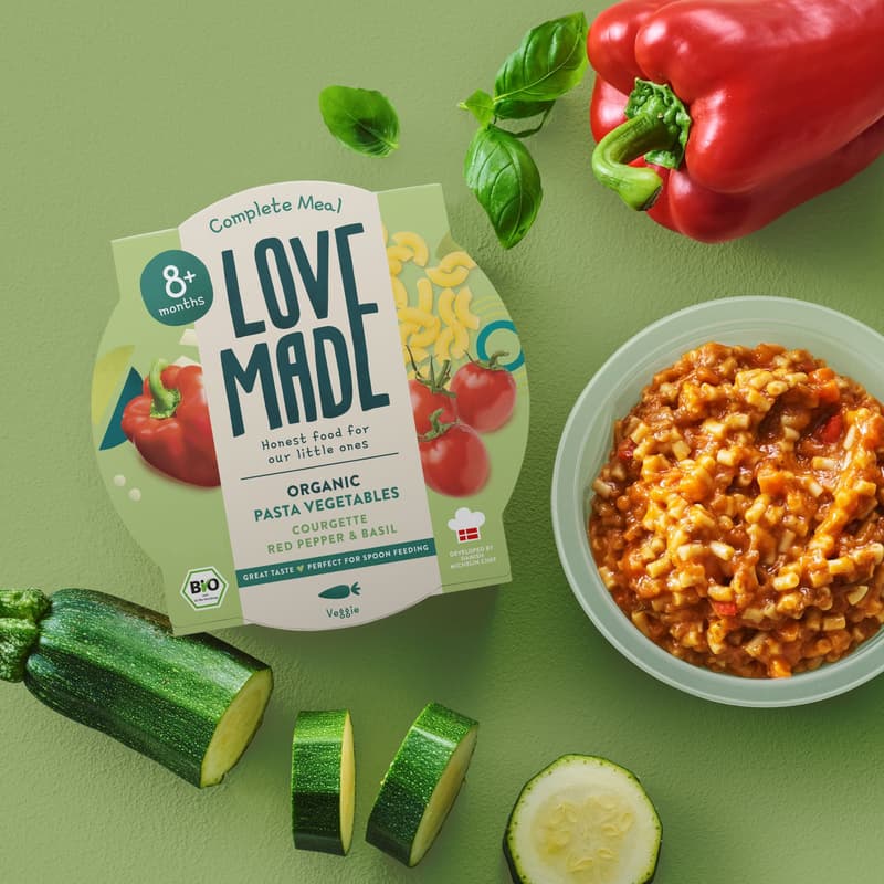 Organic Pasta Vegetables 8+ months