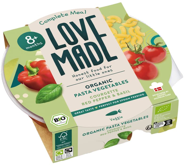 Organic Pasta Vegetables 8+ months