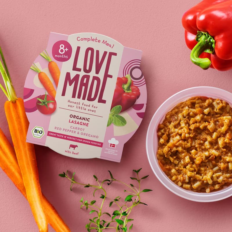 LoveMade BIO Dětské lasagne od 8. měsíce