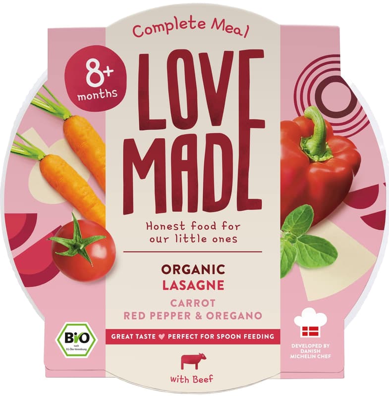 LoveMade BIO Dětské lasagne od 8. měsíce