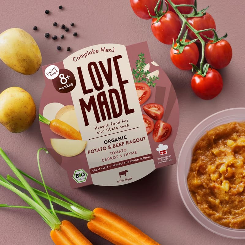 LoveMade Organic Potato & Beef Ragout 8+ months