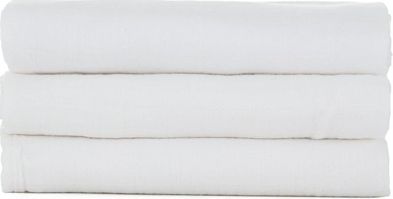 Petite & Mars Sada bambusových mušelínových plen Moussy Total White