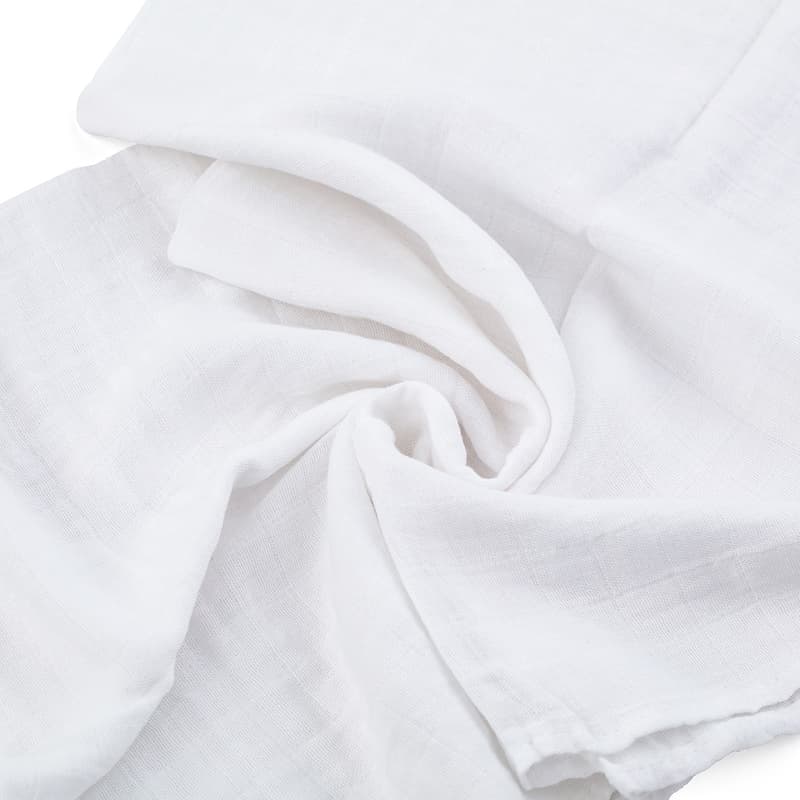 Petite & Mars Sada bambusových mušelínových plen Moussy Total White