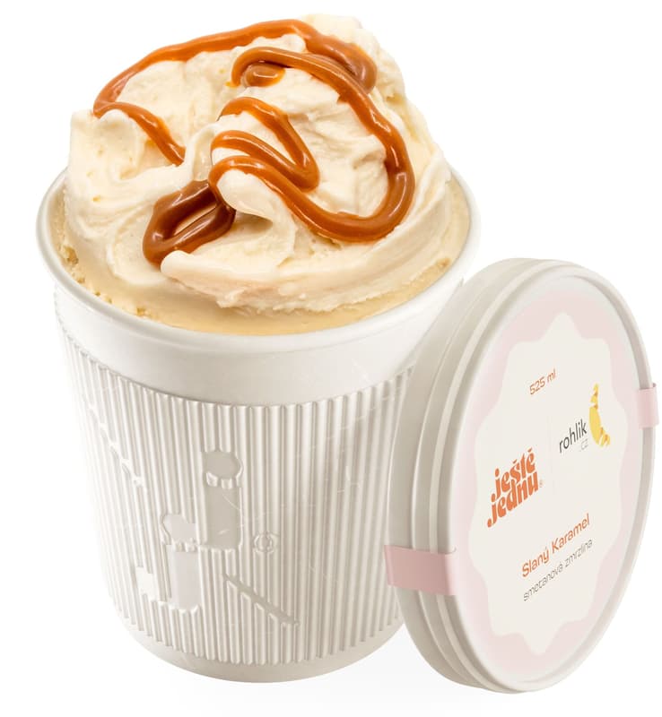 Rohlíkova zmrzlina Salted caramel