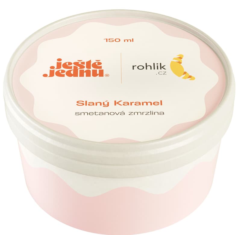 Rohlíkova zmrzlina Salted caramel