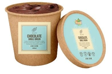 Low carb ice cream chocolate single origin