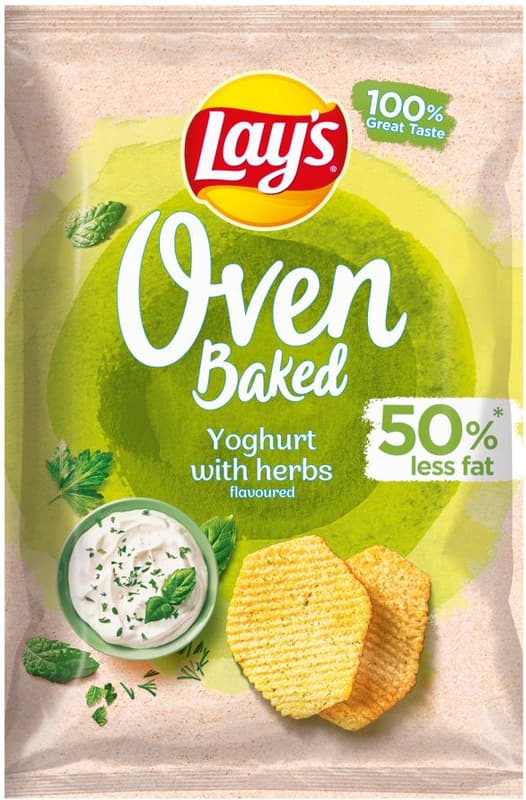 Lay's Chipsy oven baked jogurt a bylinky