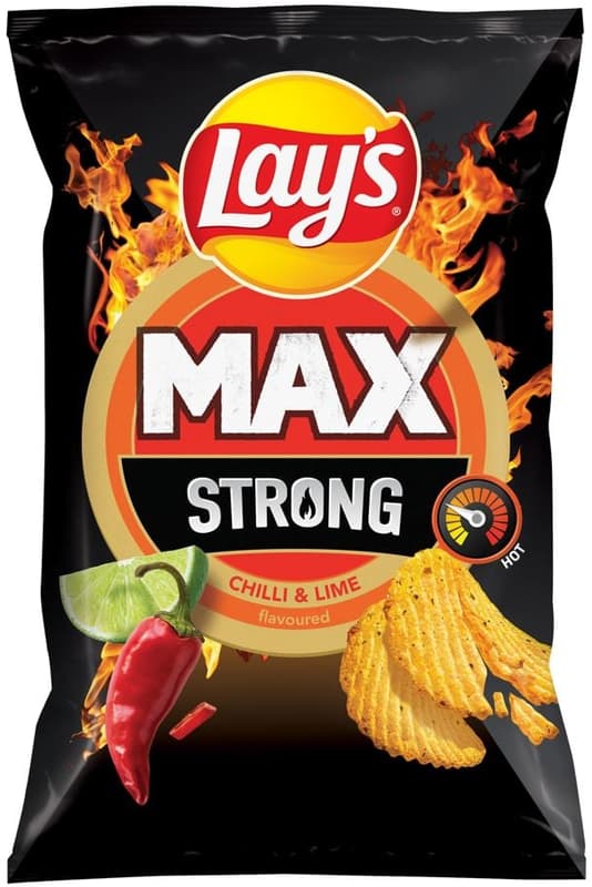 Lay's Max Strong s příchutí chilli a limetky