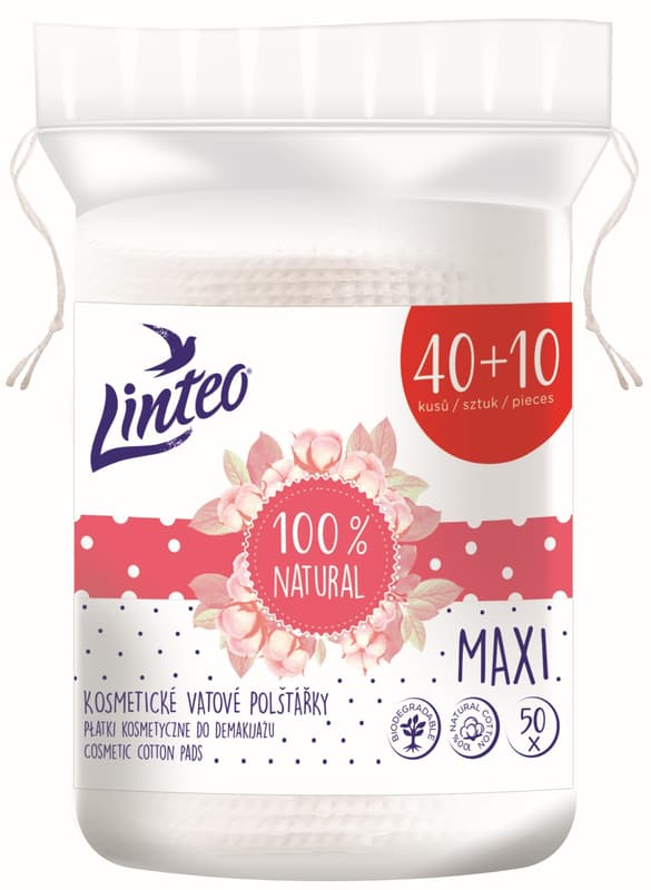 Linteo Oval cotton pads maxi
