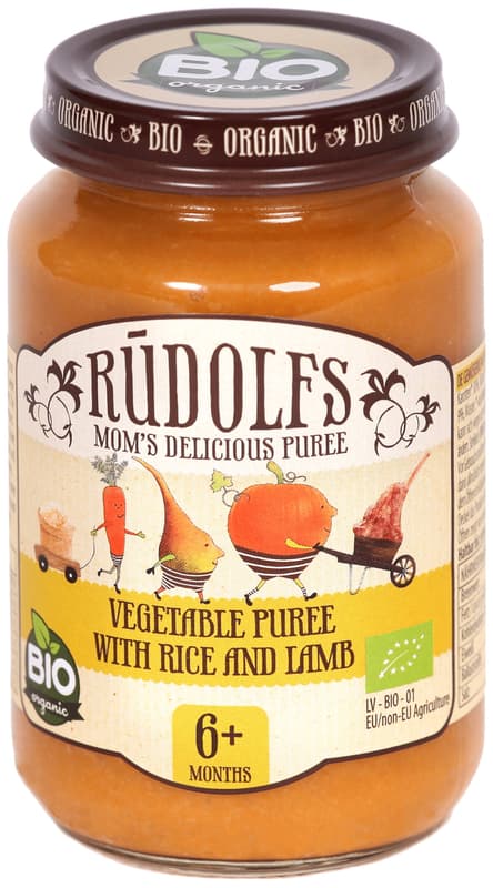 Rudolfs BIO Vegetables with rice and lamb