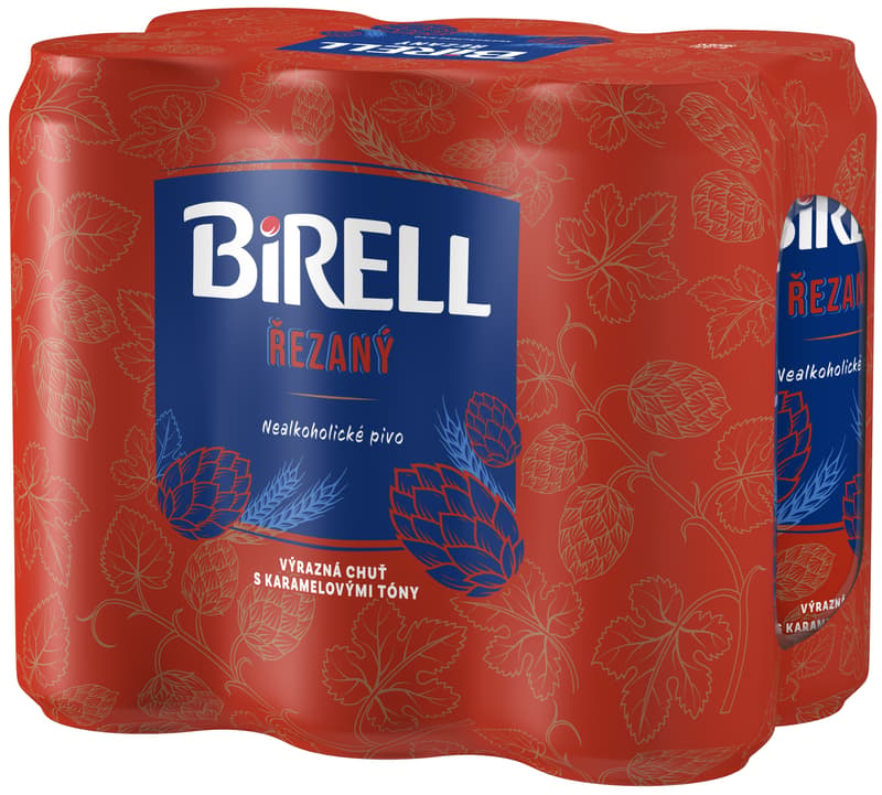 Birell Řezaný non-alcoholic beer 6x0,5 l can