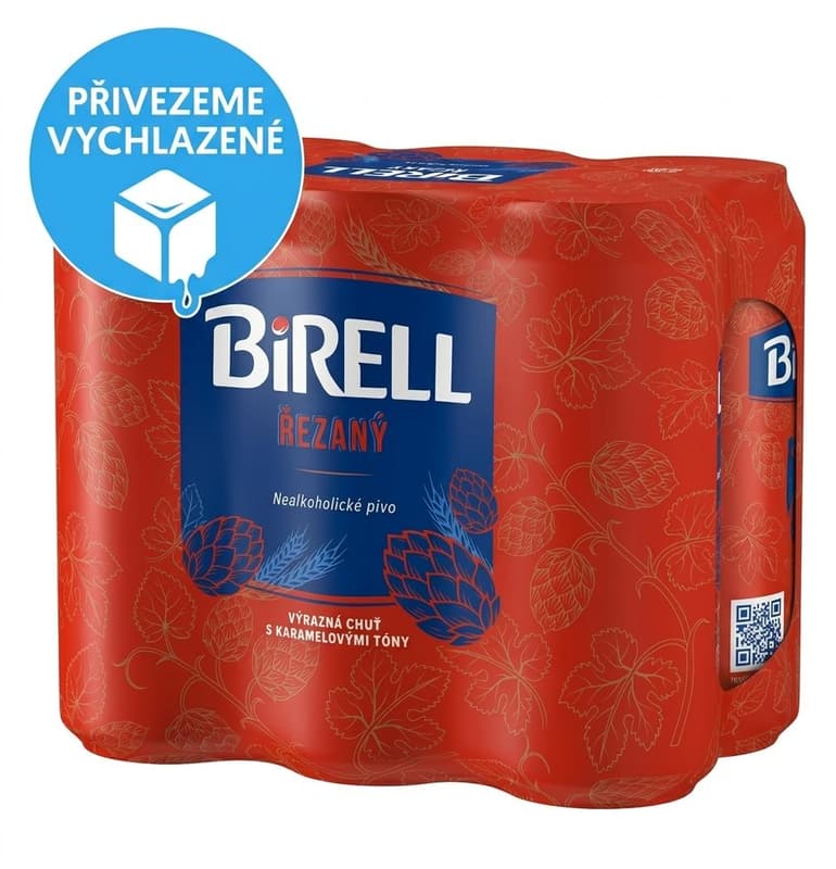 Birell Řezaný non-alcoholic beer 6x0,5 l can