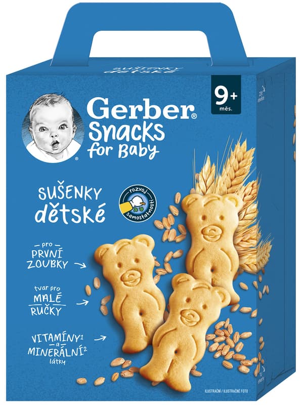 Gerber Snacks dětské sušenky