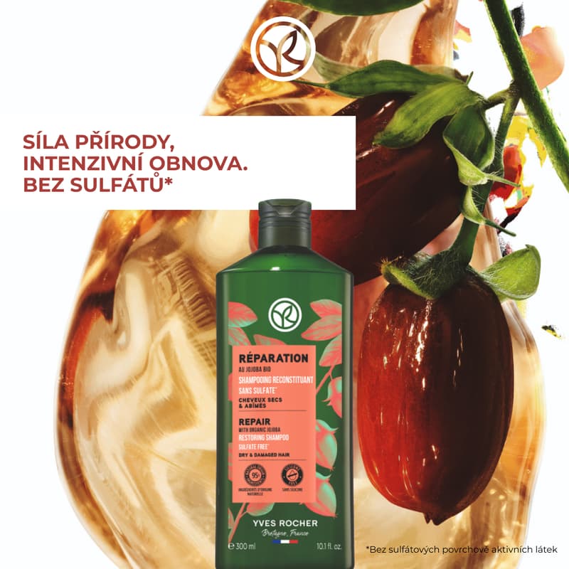 Yves Rocher Repair Regenerating shampoo with BIO jojoba